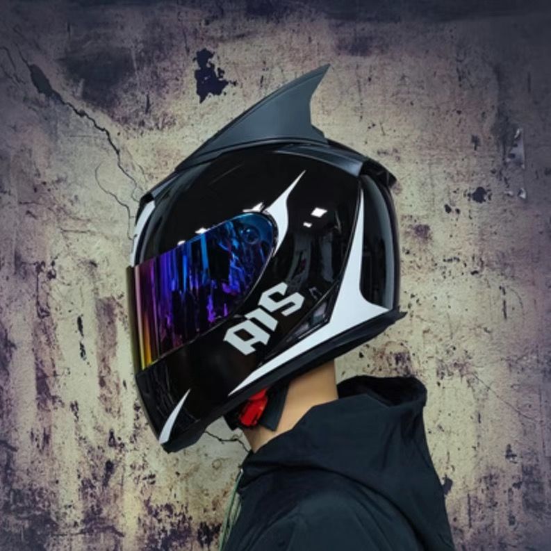 흰색 칼날/컬러 거울+뿔