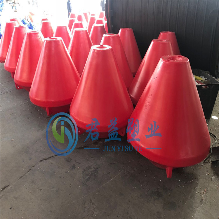 河道1米直径圆锥形航标 航道警示灯浮 水上施工浮鼓