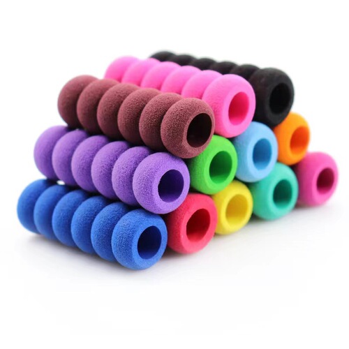 Pen cover pen holder creative color sponge finger protection pencil cover primary school student pen holder children's writing finger protection pen cover