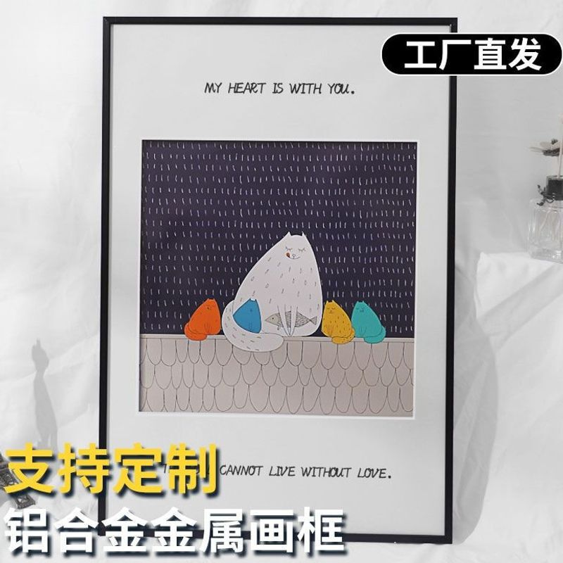 Thin-sided aluminum alloy picture frame for wall mounting, thin frame for cross-stitch and diamond painting, available in any size, in stock Thin-sided aluminum alloy picture frame for wall mounting, thin frame for cross-stitch and diamond painting, available in any size, in stock
