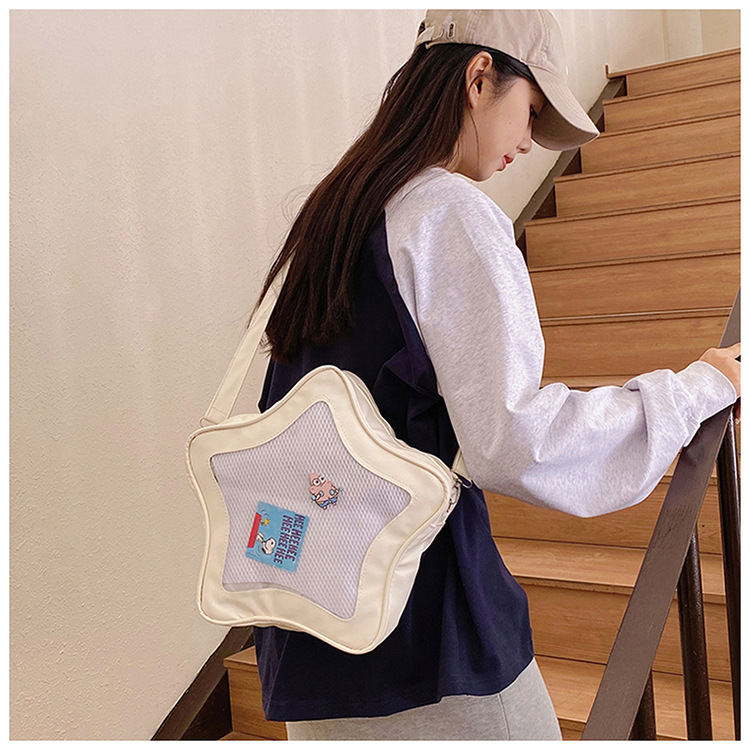This year's popular color bags, 2025 new star bags, Japanese-style sweet single-shoulder bags, crossbody bags, women's bags, cross-border undefined
