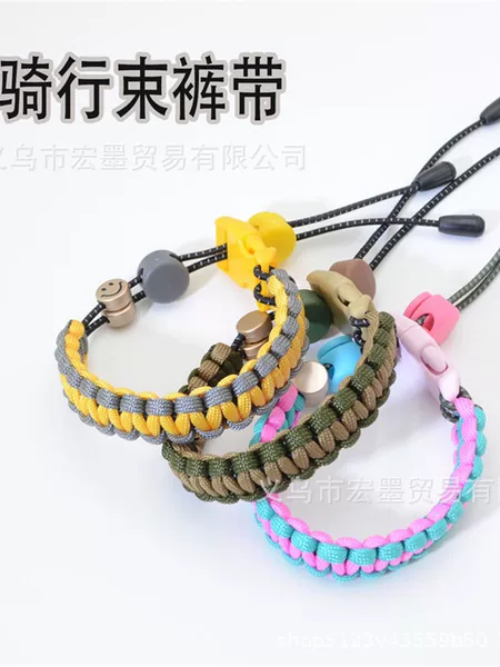 Cycling Leg Straps, Reflective Leg Bands for Bicycles, Night Running Road Bike Accessories, Leg Bindings, Safety Warning Tape