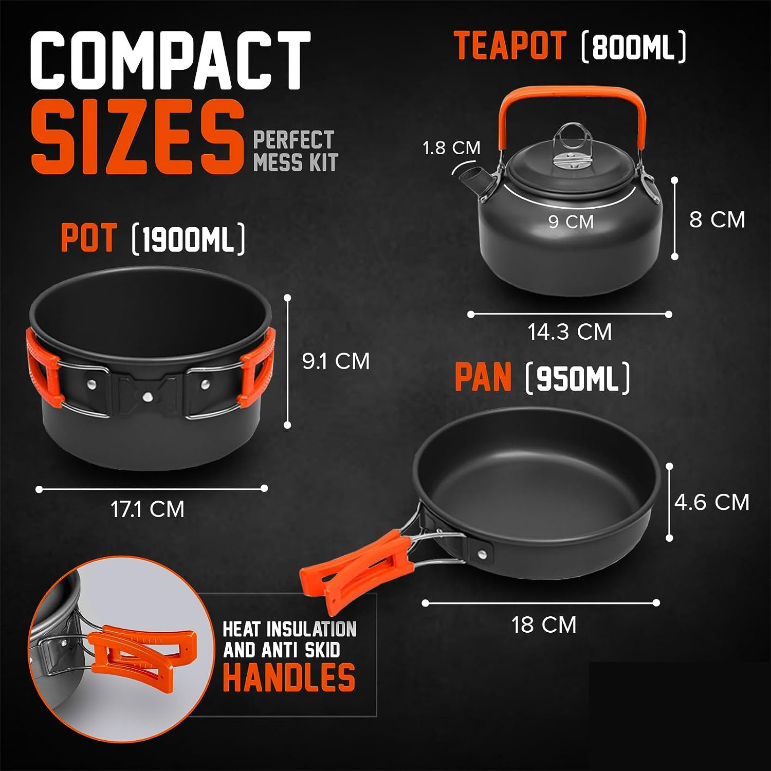 Camping Cookware Set 4