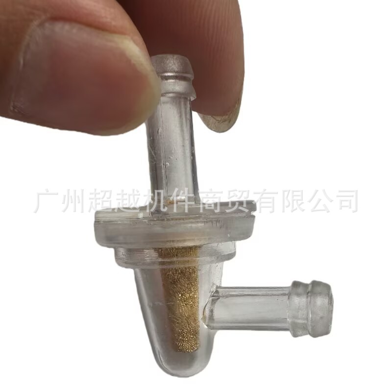 Cross-Border Motorcycle Gasoline Filter 90-Degree Fuel Filter Scooter Seven-Character Copper Core Oil Cup Universal Model