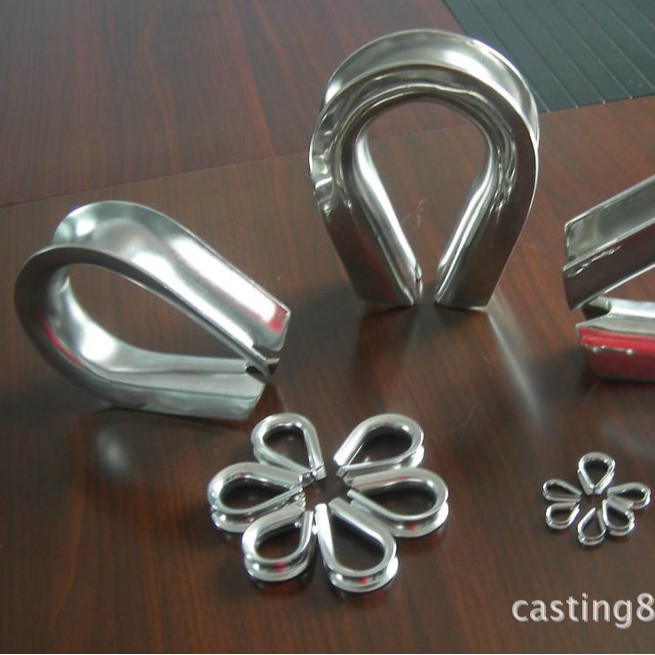 工厂供应钢丝绳套环鸡心环欧式套猫眼美厚套环G414套环 G411套环