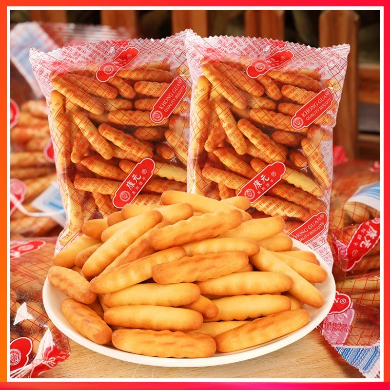 Печенье с пальцами Kangyuan Crispe с большим пальцем соленый крем с детским чашом 8090 ностальгические закуски закуски Независимая станция