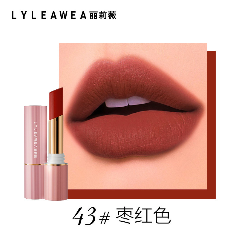 Liliwei 冬虫夏草ノンスティックカップ口紅マット長期持続着色ベルベット口紅口紅|undefined