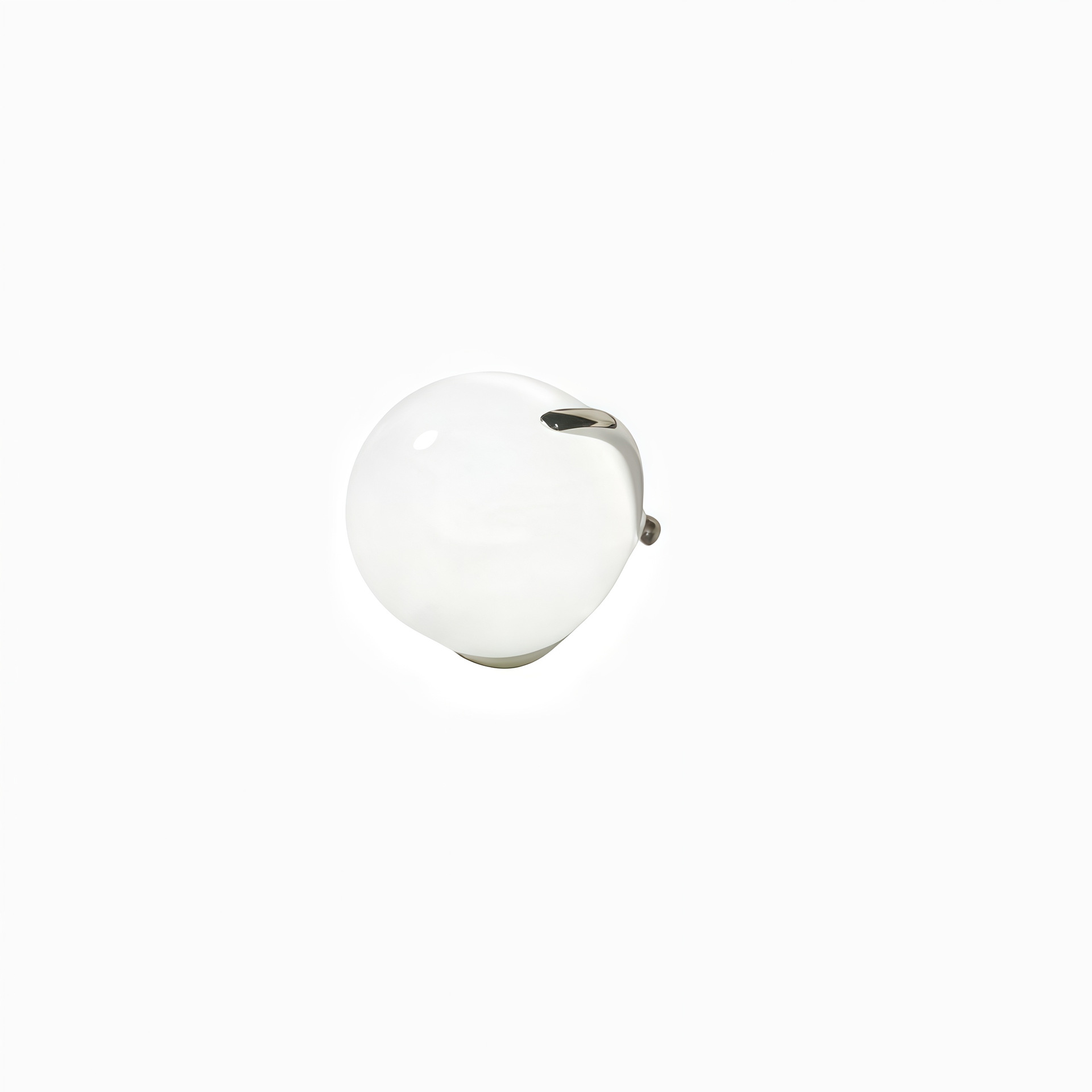 Pointed titanium steel lip stud product view
