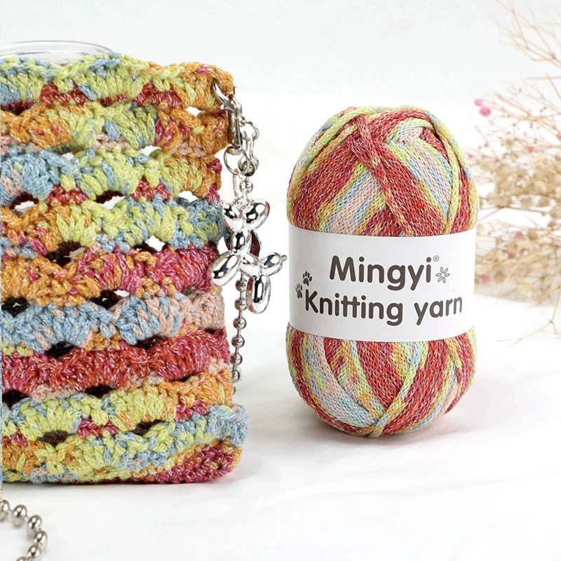 Woven rainbow crochet handmade, DIY, 2.5mm