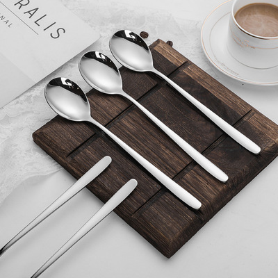 304 Stainless steel spoon Japan and South Korea Simplicity household Soup spoon Spoon Cross border Supplying Korean Factory wholesale
