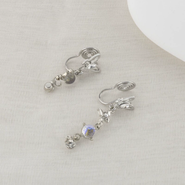 Zirconium with bow, mosquito coil, ear clips