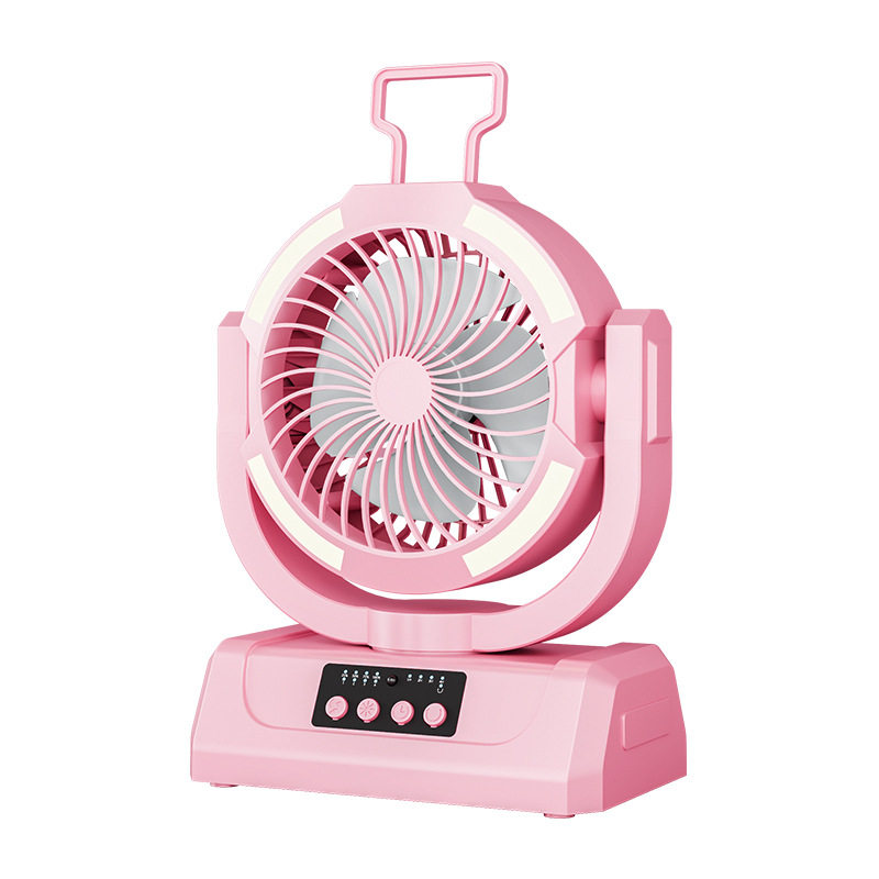 El nuevo ventilador para acampar al aire libre es recargable, batería de larga duración, pesca, artefacto de enfriamiento silencioso, puesto doméstico, tienda colgante