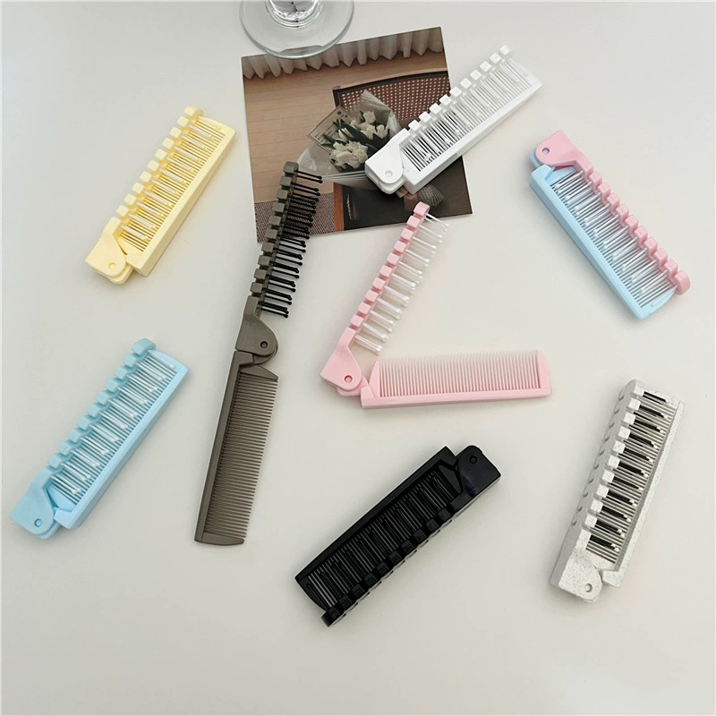 Вне портативные компактные складные расчески для вьющихся волос