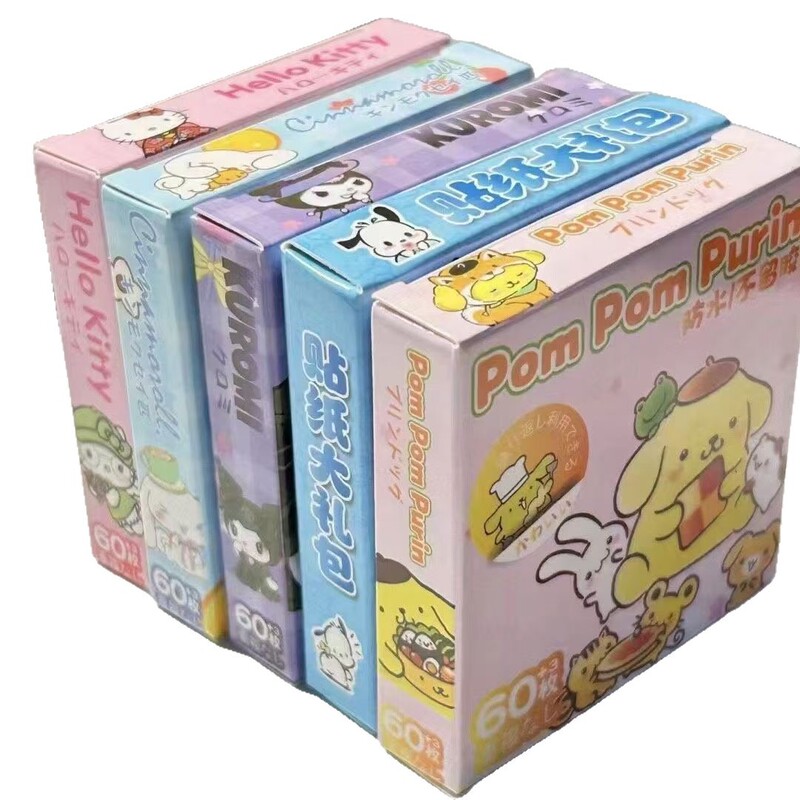 新しいサンリオ漫画ステッカークリエイティブハンドブック DIY ステッカー 63 ギフトボックススーツケース装飾 LABUBU 外国貿易|undefined