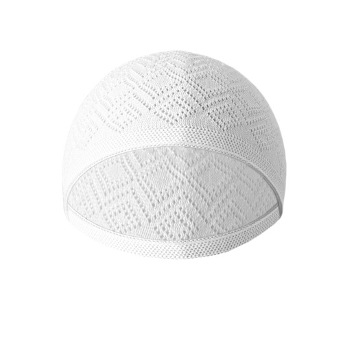 Lace-up breathable knit hat, false hair hat, yarn hat, cross-border Amazon versatile men's hat, ethnic hat