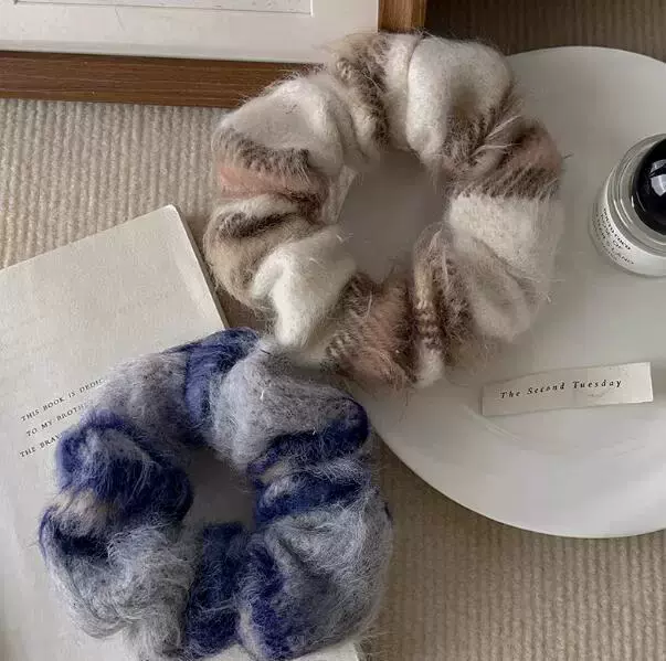 韩国秋冬大肠发圈女温柔扎头绳2025新款高端皮筋ins风发绳发饰品