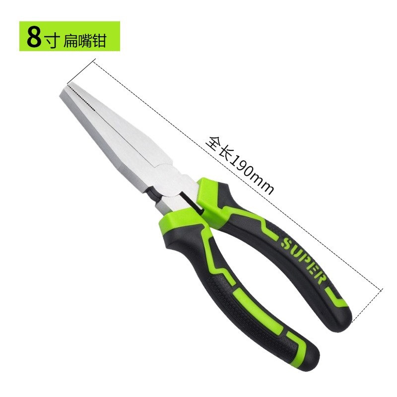 Alicates de alambre de ahorro de trabajo Alicates de punta afilada diagonales alicates de corte superior fuerte alicates de cable alicates de nogal alicates de alambre alicates de pesca