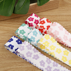 Lace printed ribbon gift box flower packaging bow diy hair accessories clothing shoes and hats accessories floral ribbon