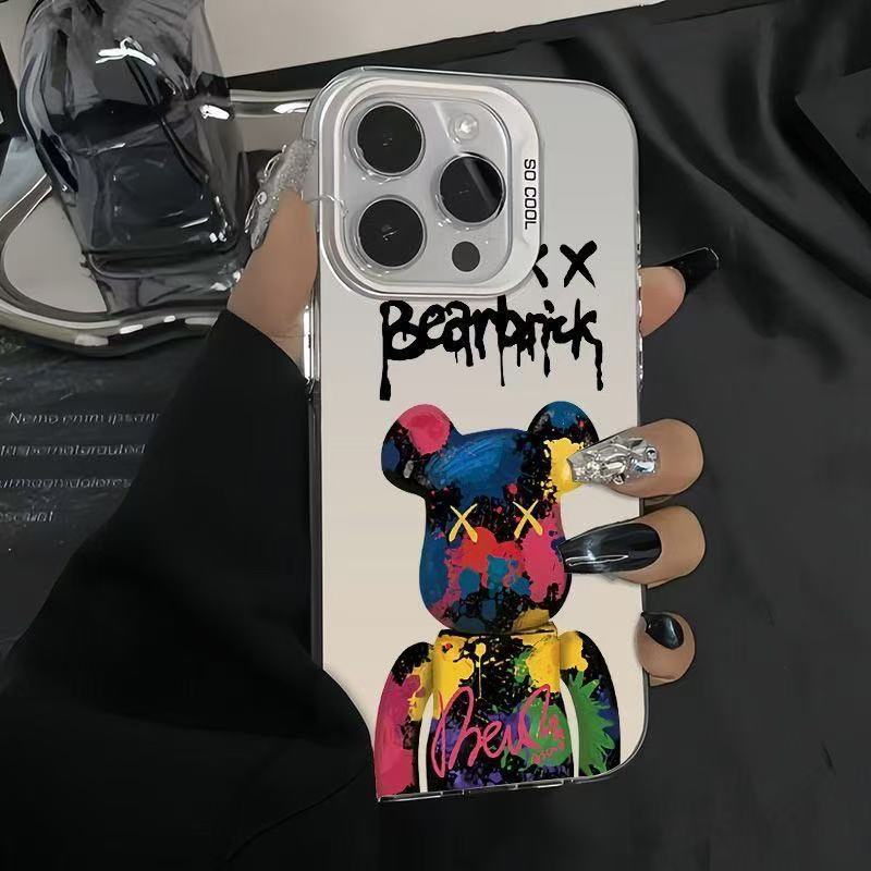 Nuevo estilo de alto valor aplicable iPhone 16 funda para teléfono móvil Apple 15promax/14 anti-caída 13pro12 graffiti 11
