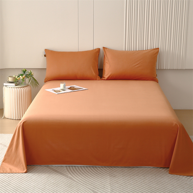 Sábanas de cama de algodón molido de Emma