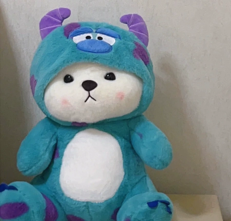 Plush doll strawberry bear, removable hat, multi-size 35–100 cm, with mini bears
