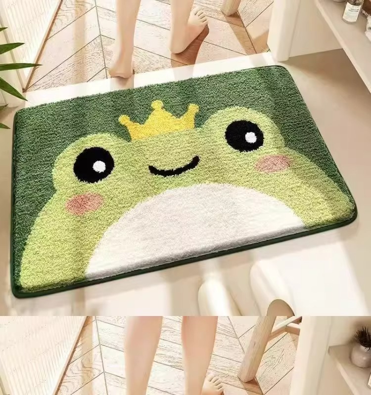 卡通地垫,仿羊绒地垫