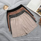 2021 Summer Ice Silk Seamless High Elastic Thread Large Size Loose Outer Wear Safety Pants Waved Edge Women's Base Shorts