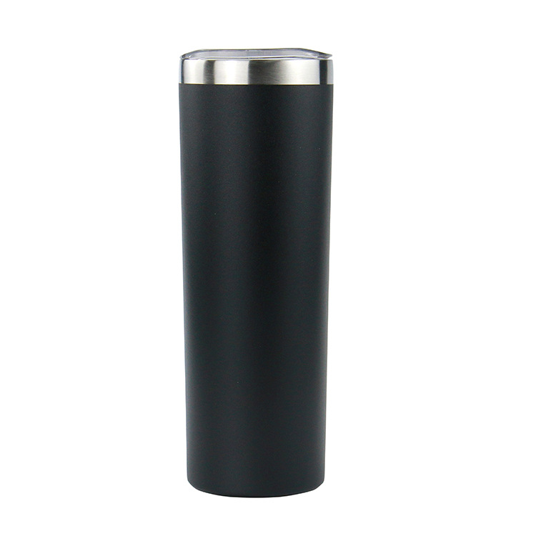 Comercio exterior 20oz doble vacío taza de acero inoxidable taza de café portátil taza de automóvil taza de plástico por pulverización taza de cuerpo recto image 7