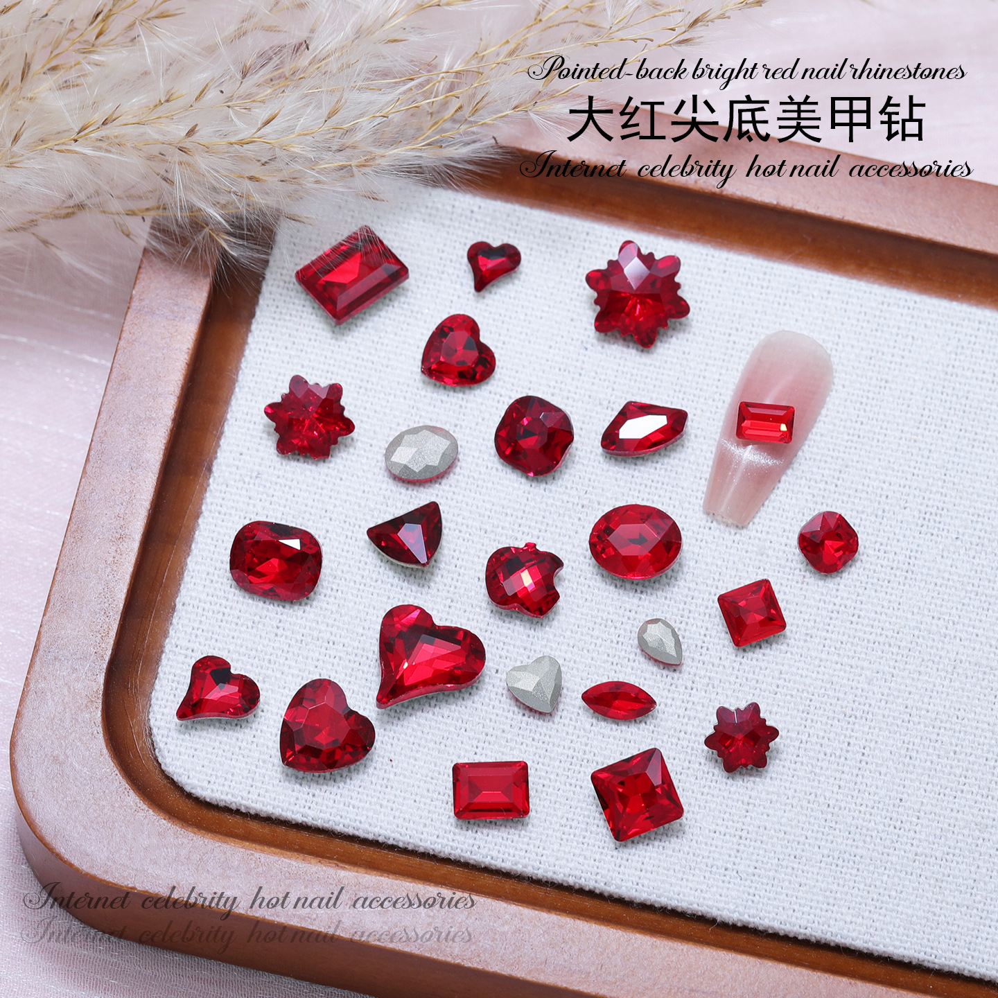 nail sequins for manicure drop-shaped