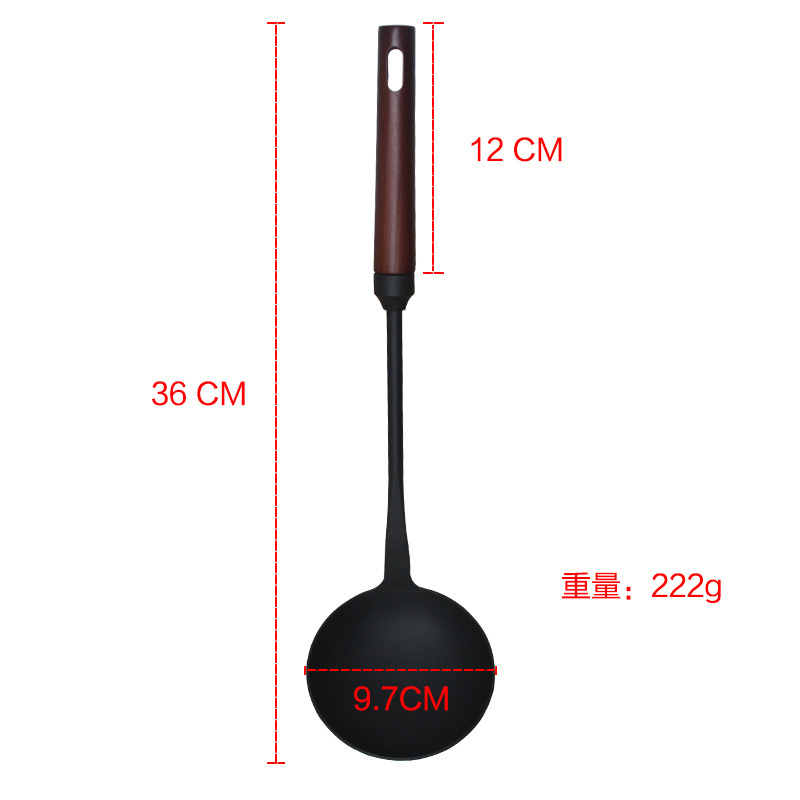 너도밤 나무 (호두) 극도로 철 냄비 스푼