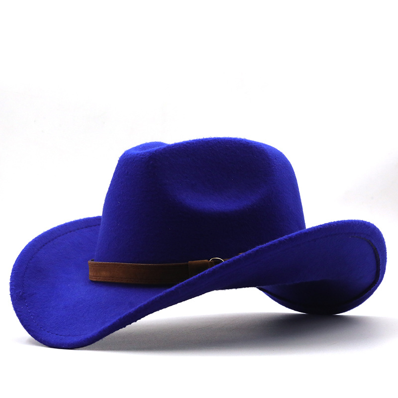 En Gros Rétro Camel Ceinture Large Bord Chapeau De Cowboy Nihaojewelry display picture 4