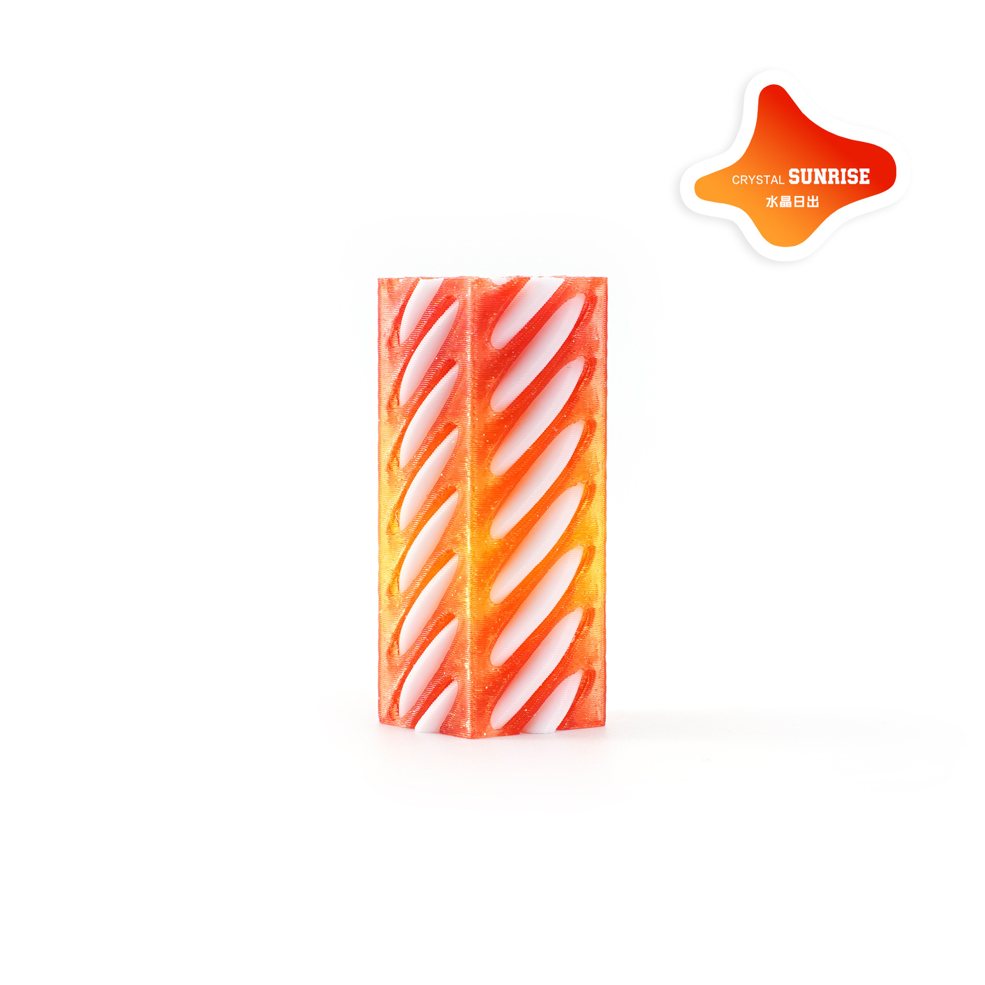 4.5cm cristal cilíndrico Sunrise xuanle