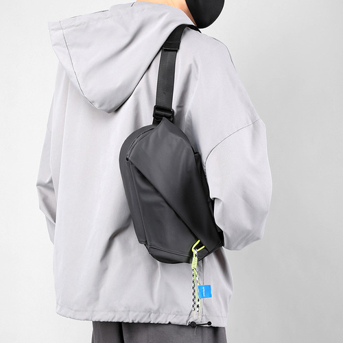 Men's Chest Bag  New Fashion Crossbody Bag Casual Sports Street Trend Unisex Shoulder Backpack