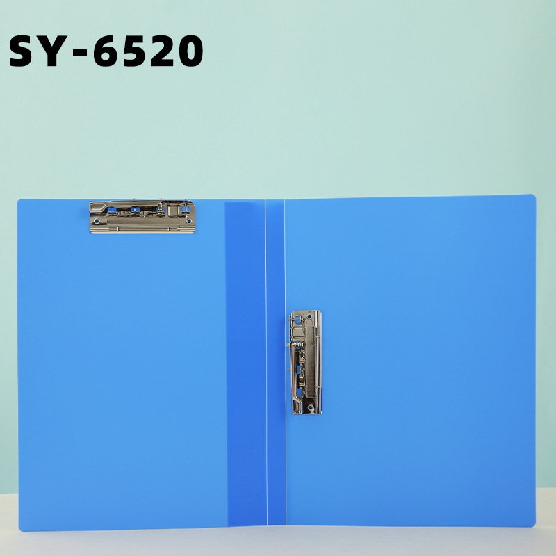 Fábrica directa A4 carpeta doble carpeta de archivos gruesa carpeta de suministros de oficina doble carpeta fuerte