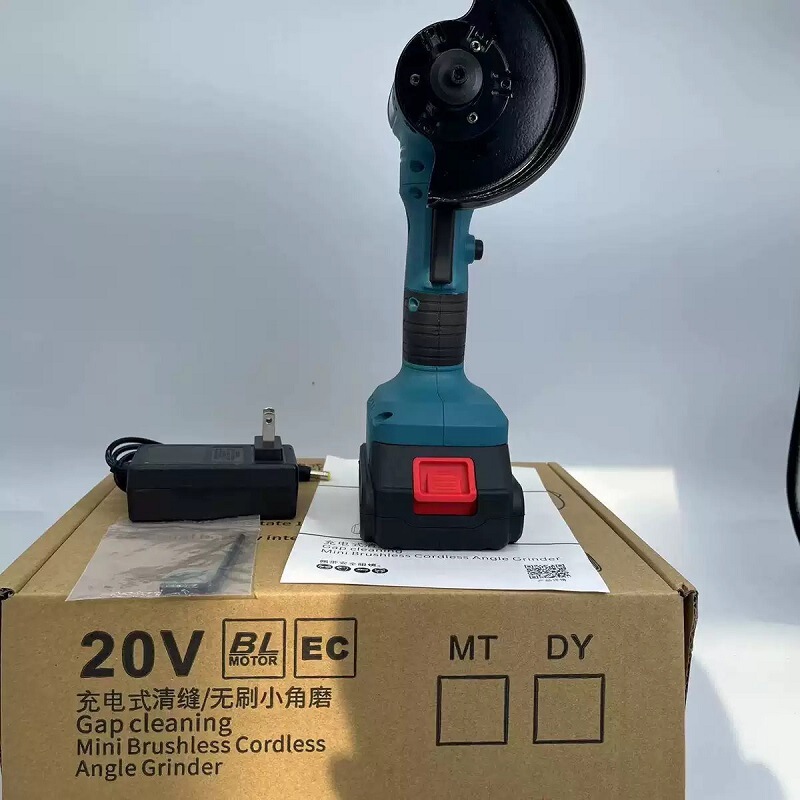 ハイパワーリチウム電気アングルグラインダーブラシレスミニハンドヘルド家庭用研磨切断機アングルミニグラインダー|undefined