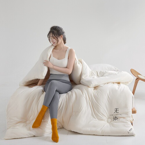 Mother and baby grade skin-friendly raw cotton soybean quilt hotel winter quilt single and double spring and autumn quilt core summer cool quilt air-conditioned quilt