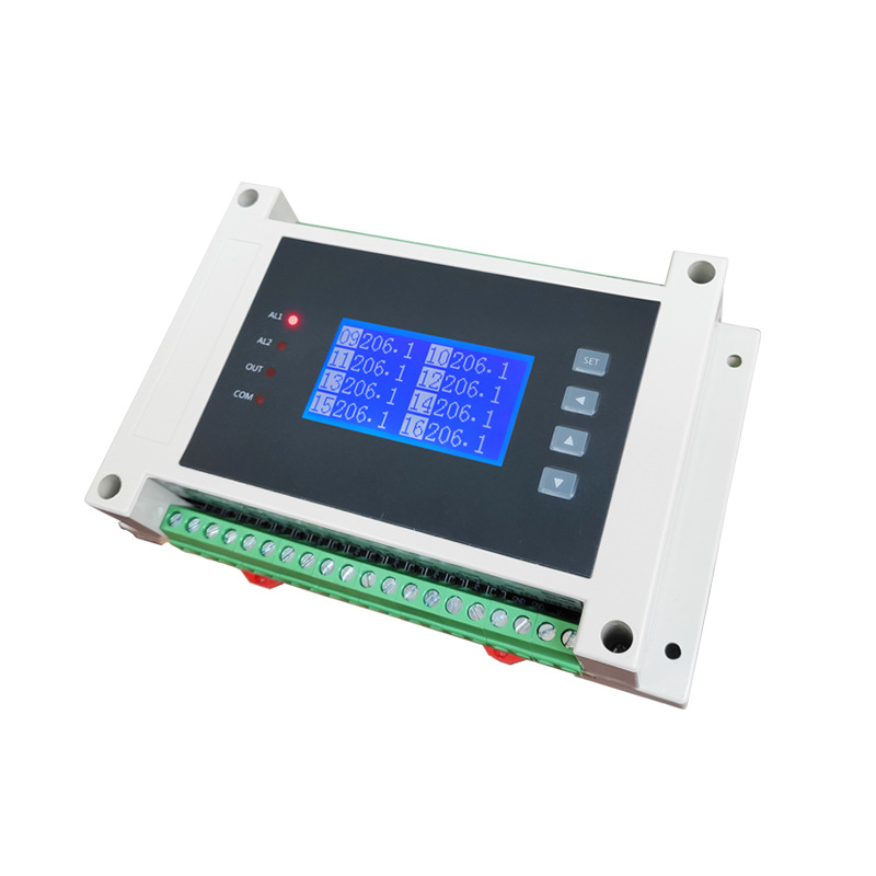 8/16路温度采集模块485多通道pt100K型隔离热电阻电偶温度采集