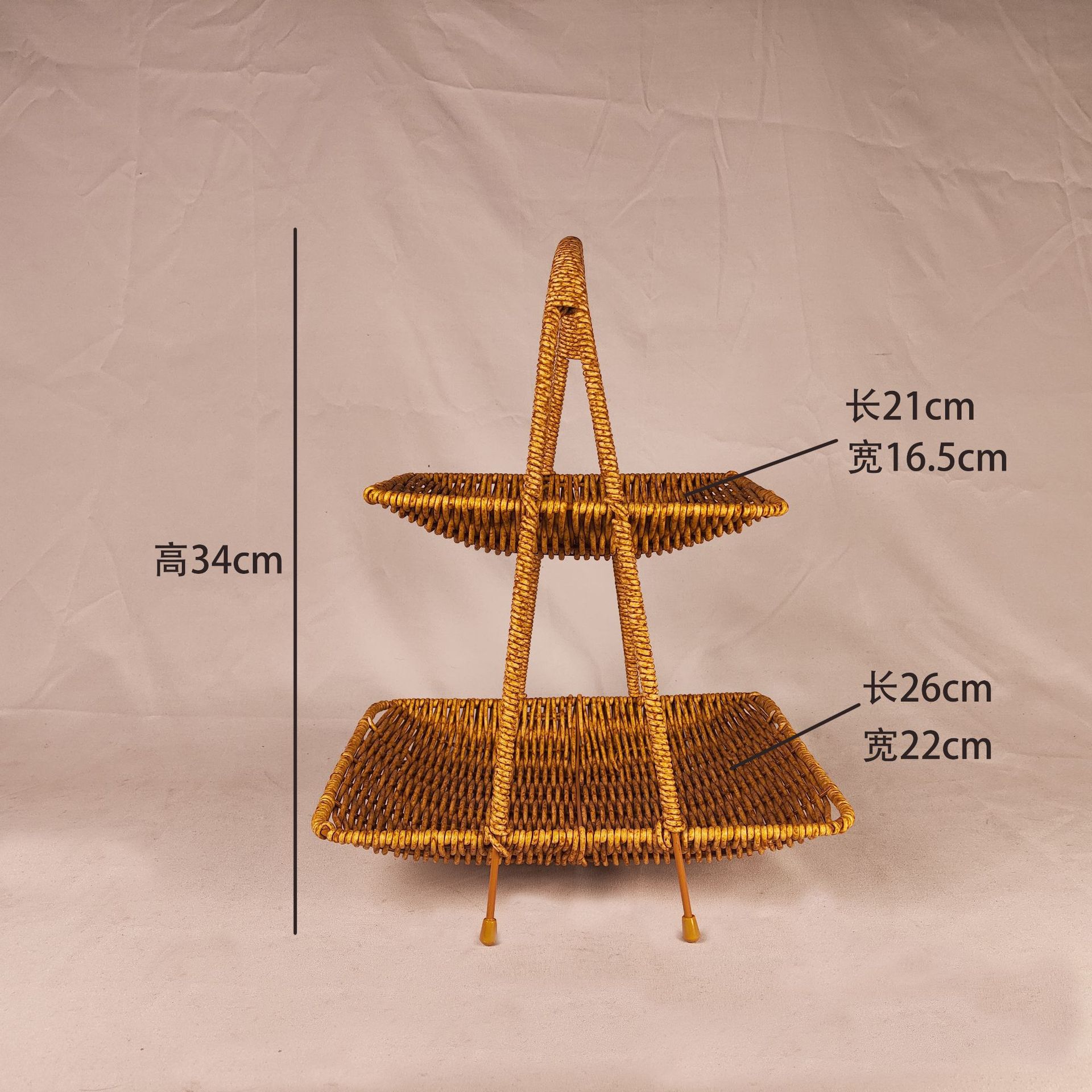 도매 및 소매 도매 및 소매 노란색 꽃 2층 사각 접시 소스 제조업체 소스 제품