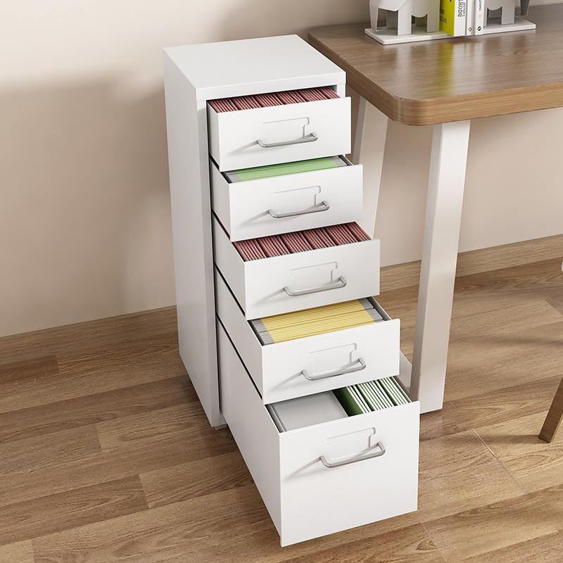 Gabinete de almacenamiento piso gabinete bajo a prueba de polvo lápiz labial cajón gabinete cosmético estante de almacenamiento escritorio Gabinete Móvil