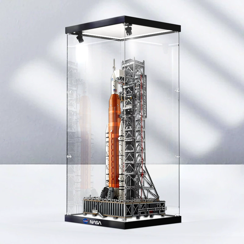 Подходит для серии LEGO ICONS 10341 Artemis Space Launch System акриловый ящик для хранения