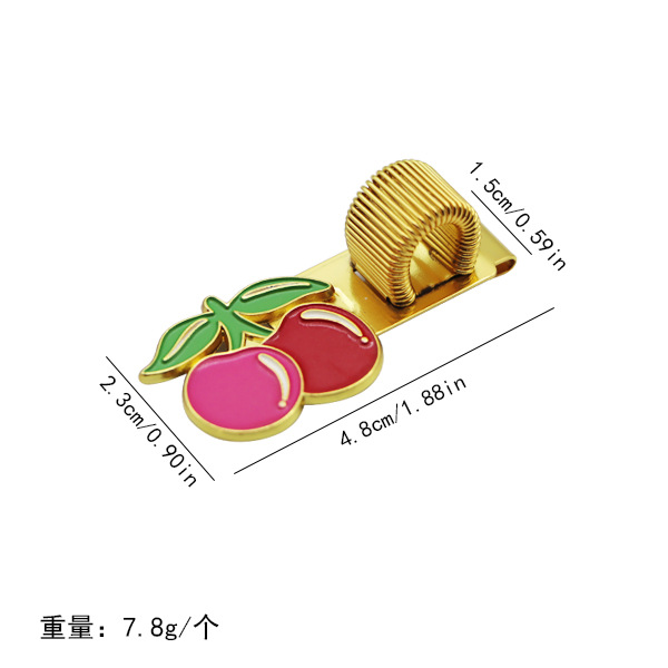 Cherry pen clip