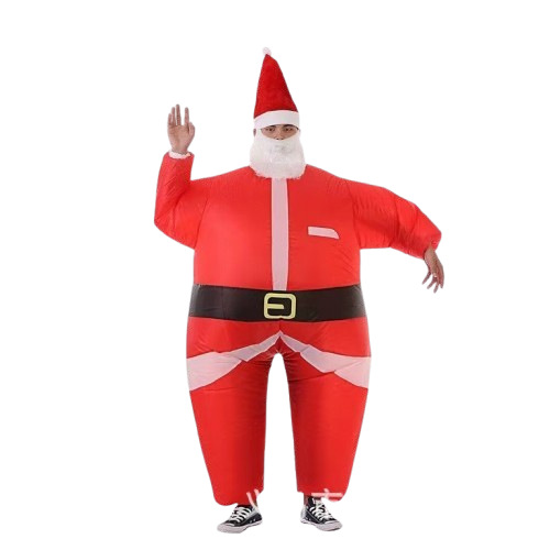 Transfronterizos nuevos trajes de Navidad de Papá Noel Gingerbread Man fiesta cos escenario disfraz accesorios ropa inflable