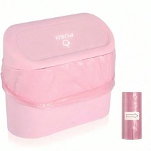 车载垃圾桶汽车椅背车门挂式储物盒多功能汽车用品垃圾袋折叠收纳