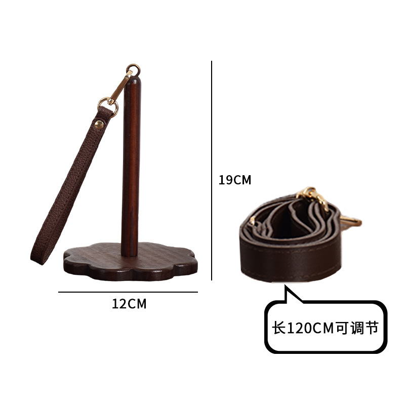 marco de bobina de madera transfronteriza marco de hilo de muñeca portátil DIY herramienta de lana portátil