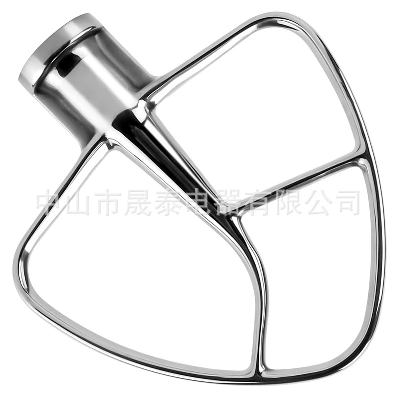 Венчик из нержавеющей стали 304, мешалка, подходит для KitchenAid 4.5–5 QT, плоская кухонная миксерная насадка K45B