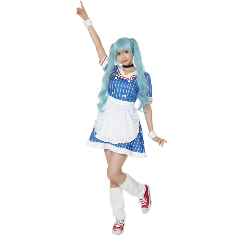 Anime Hypnotist Cosplay Costume Hypnosis Accent Maid Outfit Cosplay Anime Stage Performance Costume