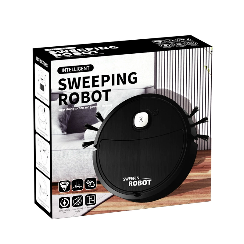 Smart Robot Vacuum Cleaner, Automatic Home Sweeper, Compact Silent Design, 2.5 cm Low-Profile