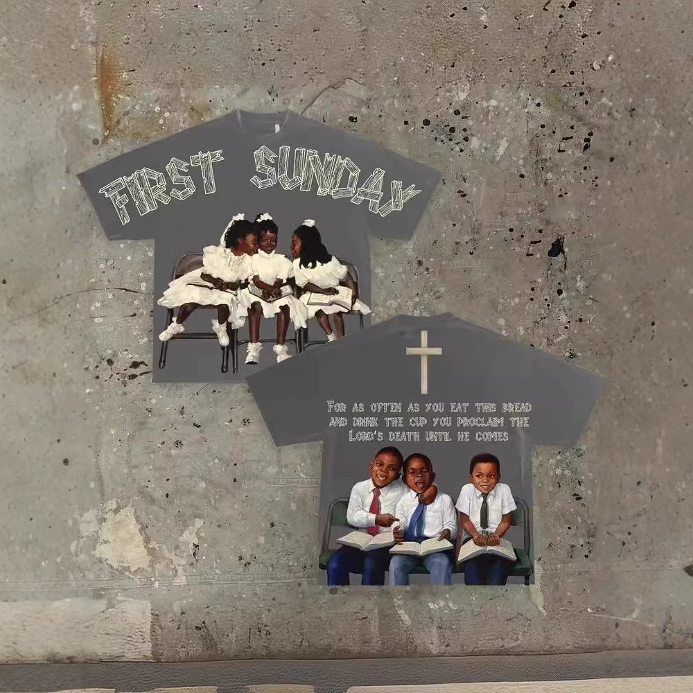 Американский уличный хип-хоп Y2K Мальчики и девочки с английским принтом хлопчатобумажные топы для мужчин и женщин