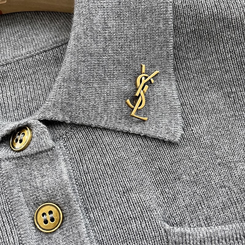 2025 Autumn Regular Commuter Pullover Single Piece Yangshulin Long Sleeve Polo Collar Comfortable Fashionable Versatile