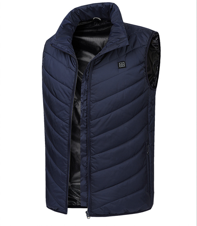 Chaleco de calefacción de doble control chaleco eléctrico 11 piezas de carga calefacción ropa de algodón Chaleco de calefacción eléctrica transfronteriza Amazon